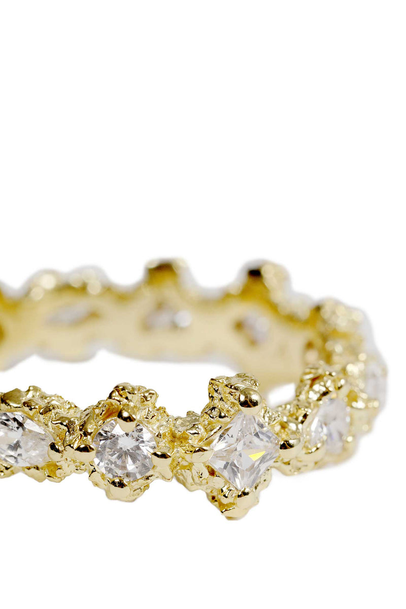 VENEDA CARTER Thin Multi Cut Ring woman