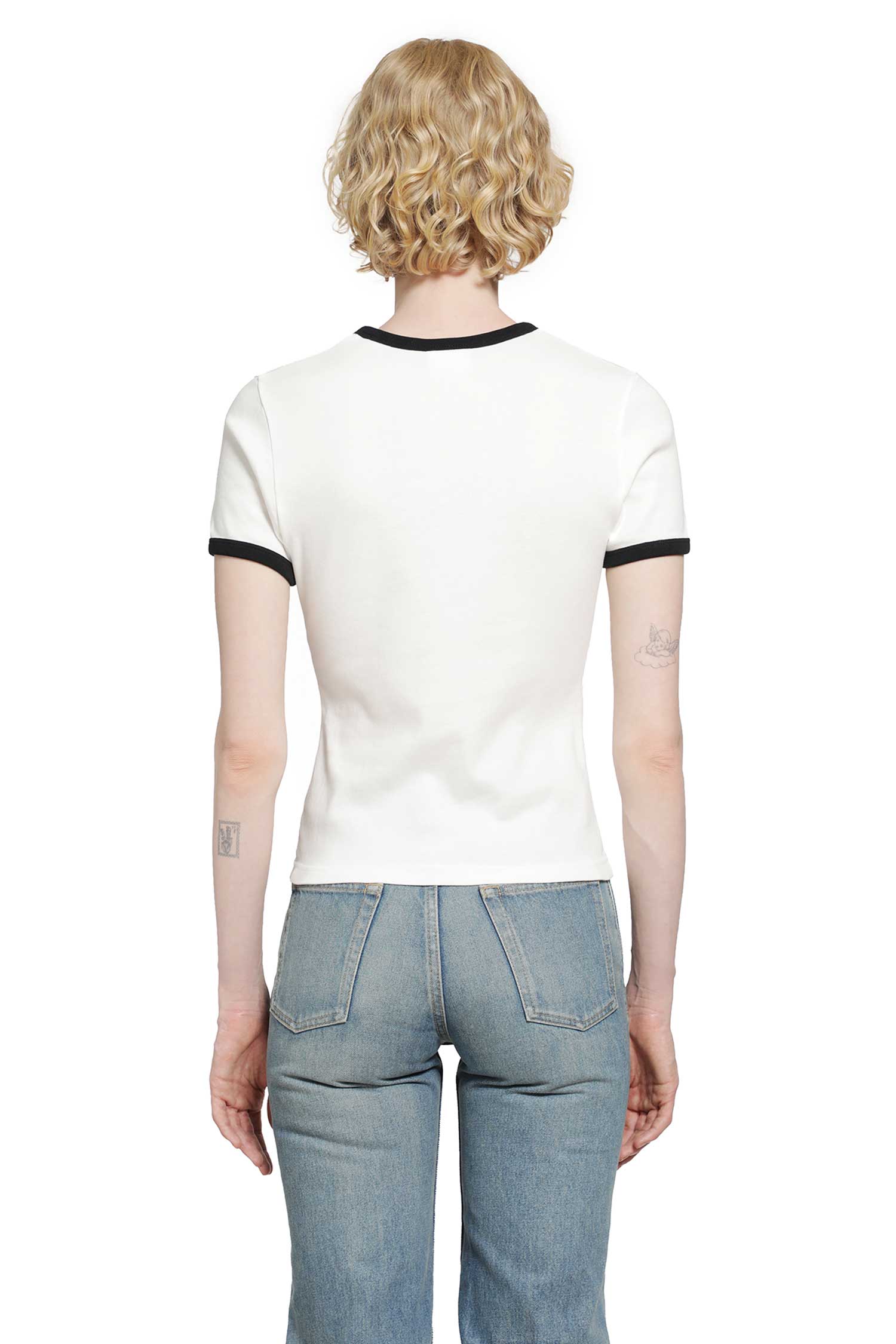 COURRÈGES Signature Contrast T-Shirt woman