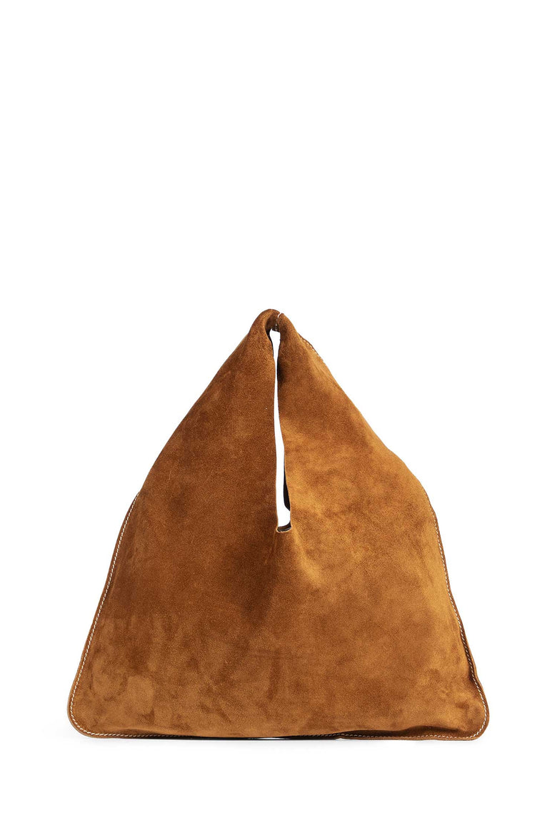 THE ROW WOMAN BROWN SHOULDER BAGS