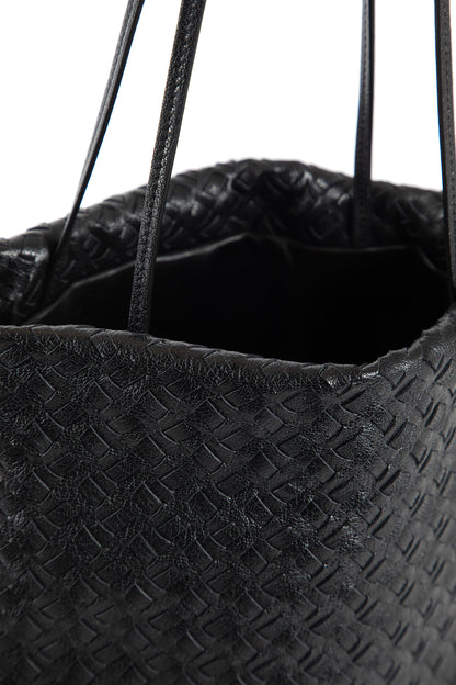 Lilou Woven Bag in Leather