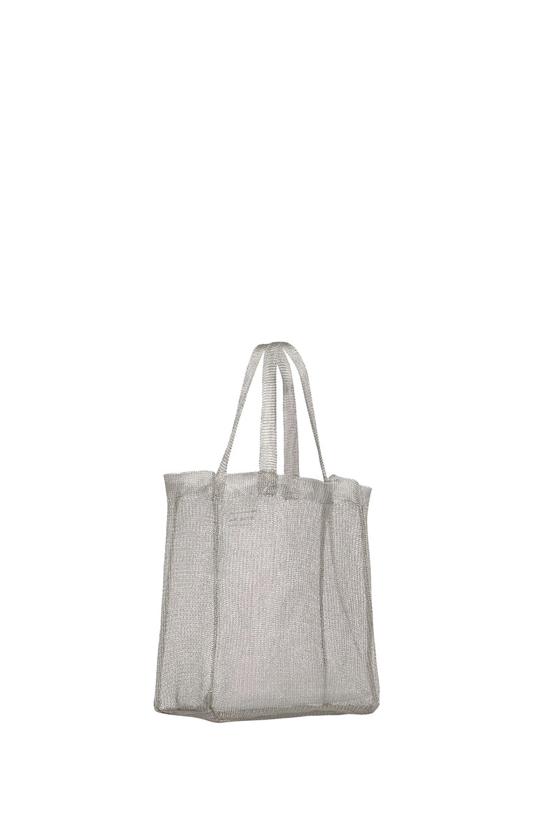 THE ROW WOMAN SILVER TOTE BAGS