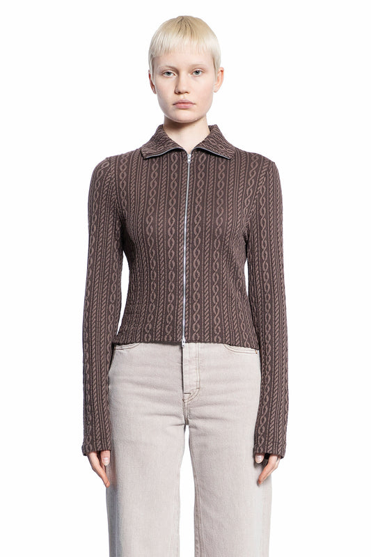 OUR LEGACY WOMAN BROWN KNITWEAR