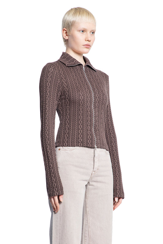 OUR LEGACY WOMAN BROWN KNITWEAR