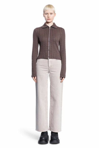 OUR LEGACY WOMAN BROWN KNITWEAR