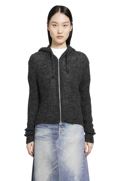 Compact Hood Zip-Up Sweater