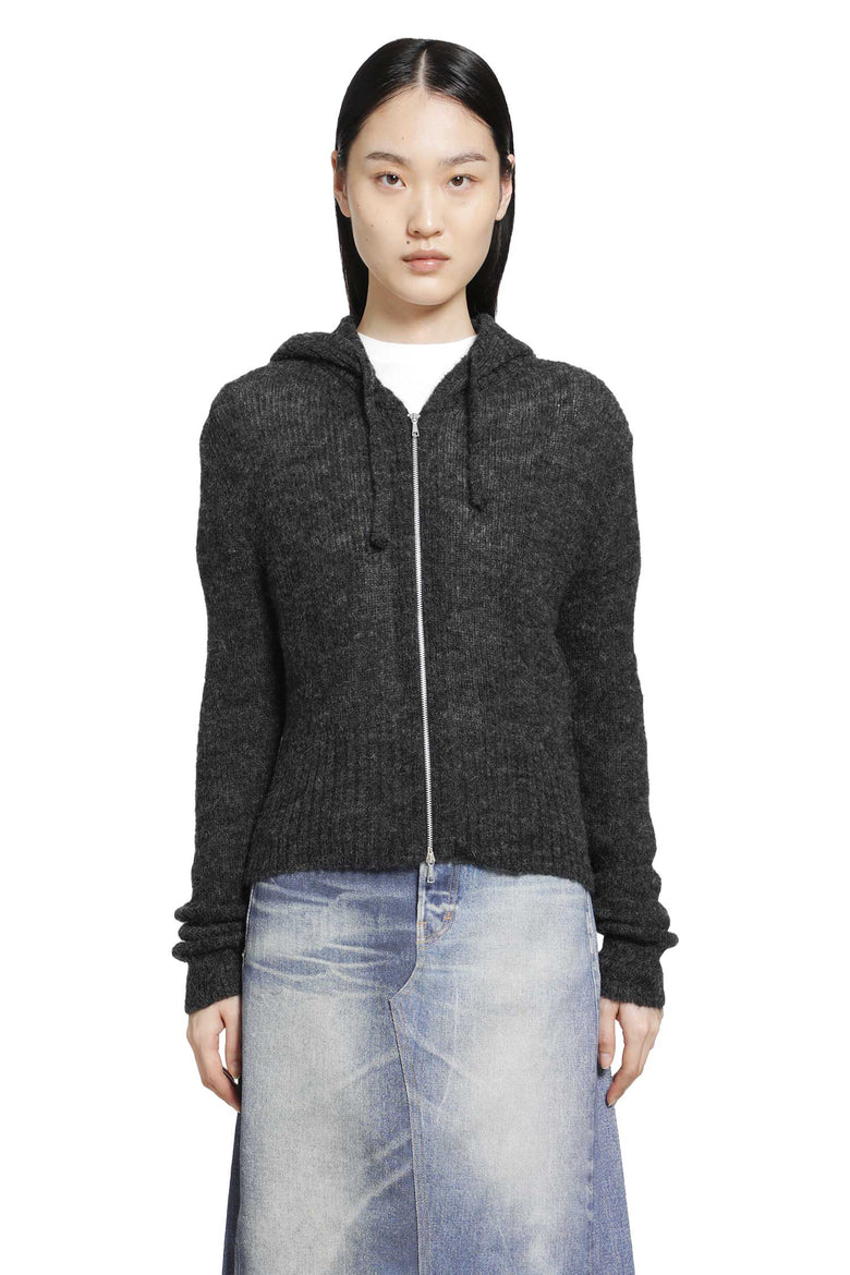 
              OUR LEGACY Compact Hood Zip-Up Sweater woman
            