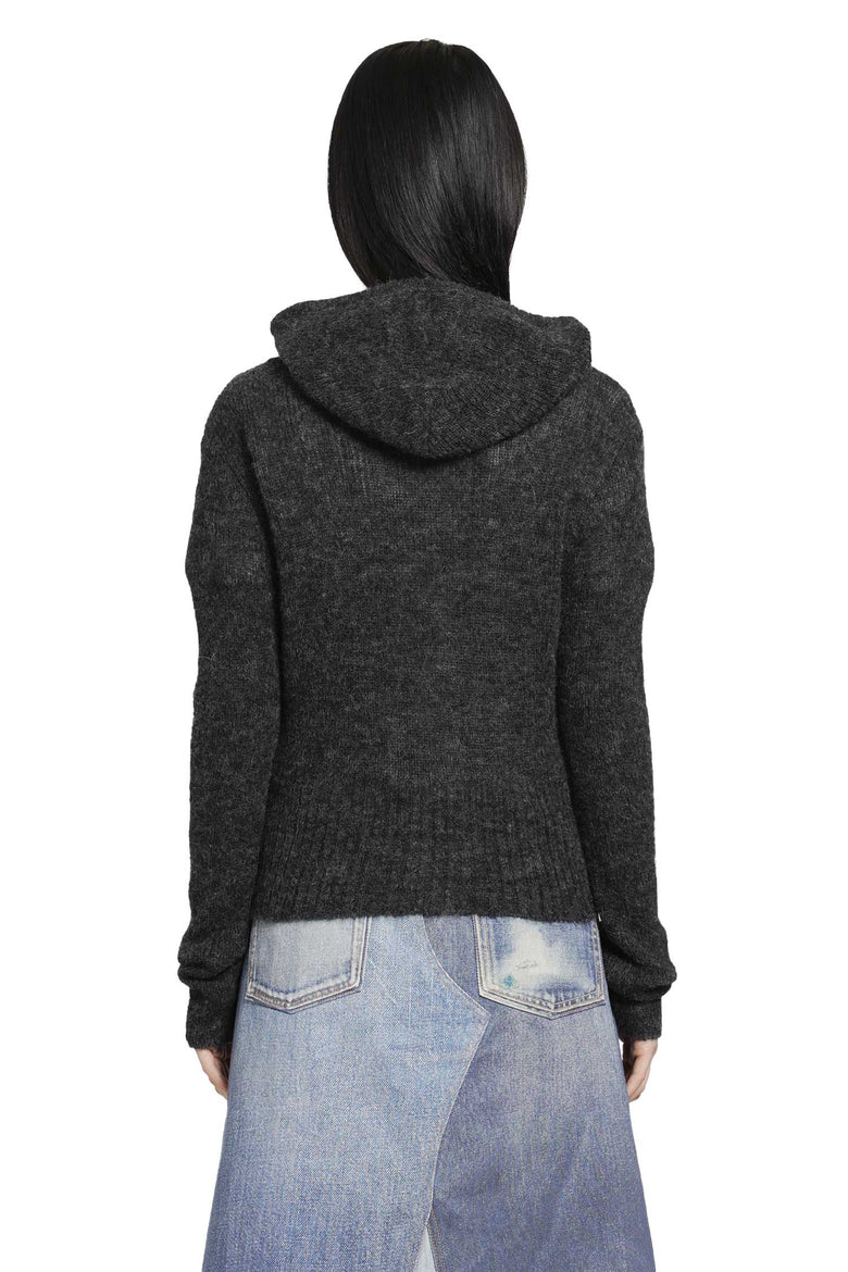 OUR LEGACY Compact Hood Zip-Up Sweater woman