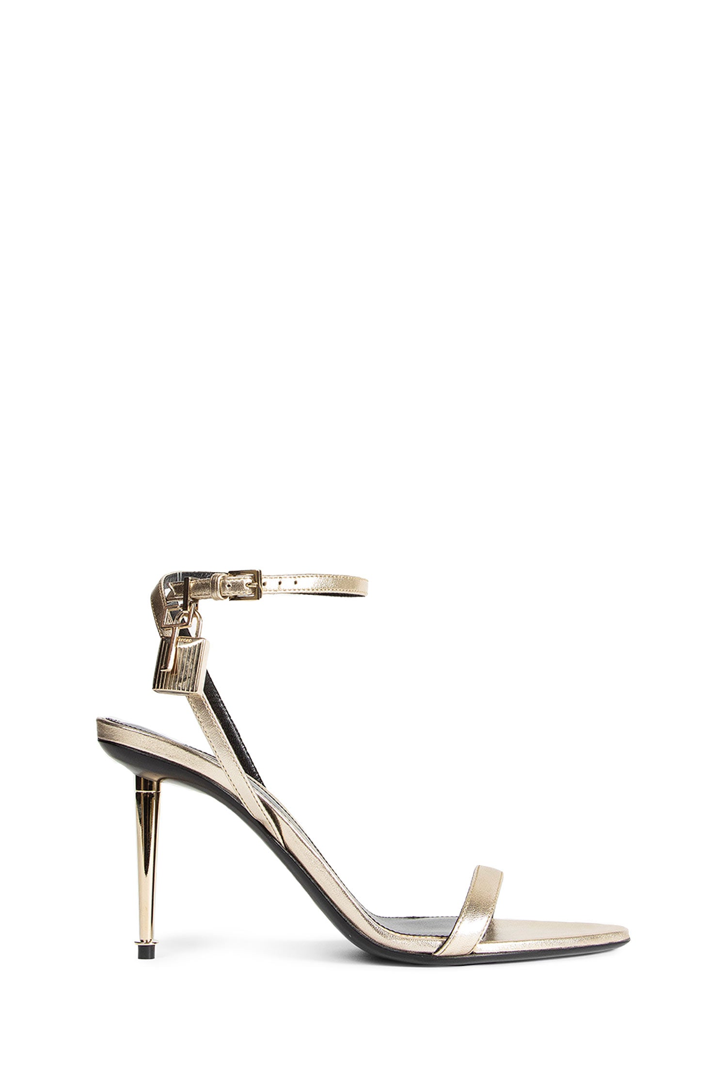 Laminated Nappa Pointy Naket Sandal