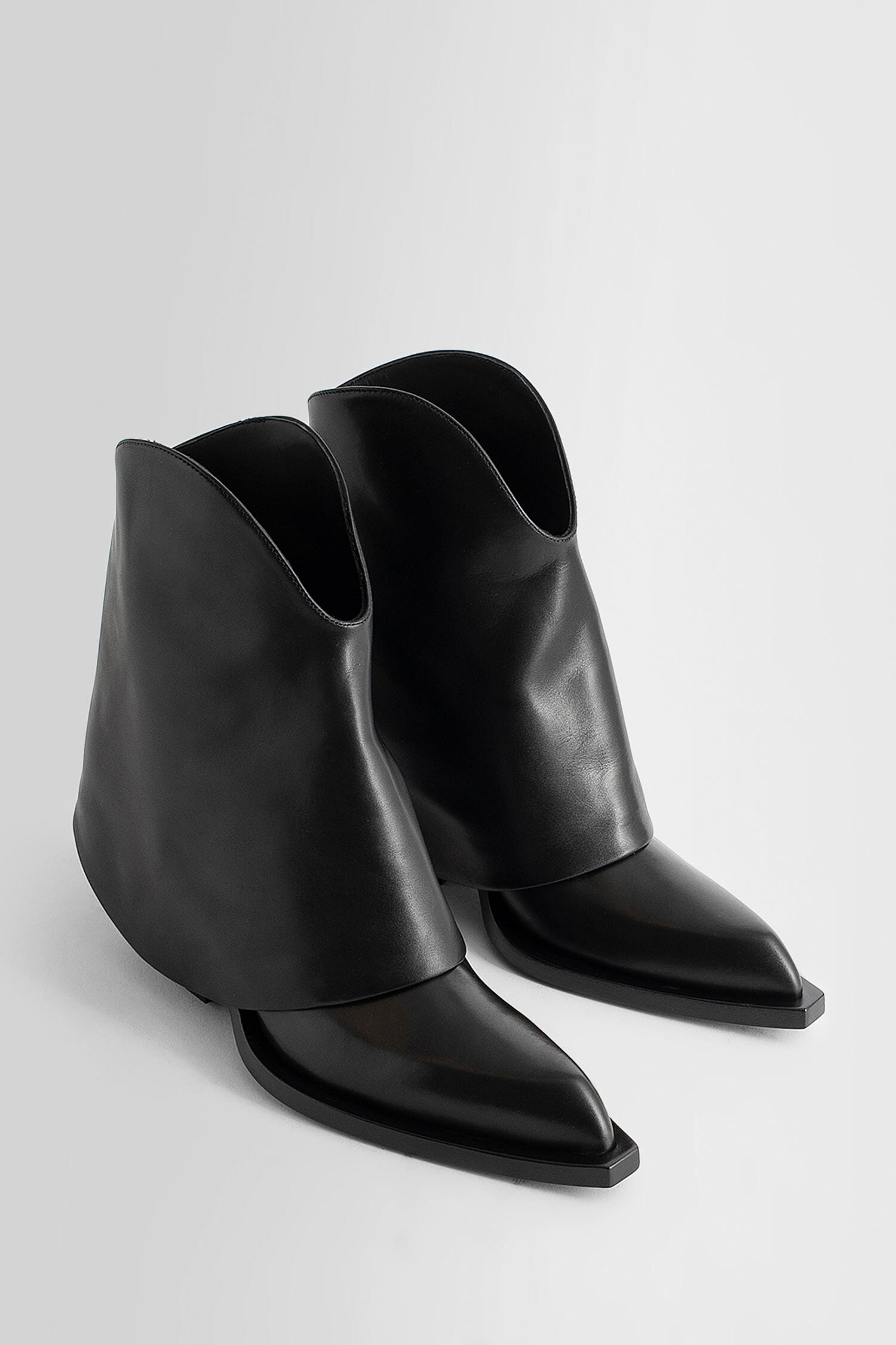 MATTIA CAPEZZANI WOMAN BLACK BOOTS