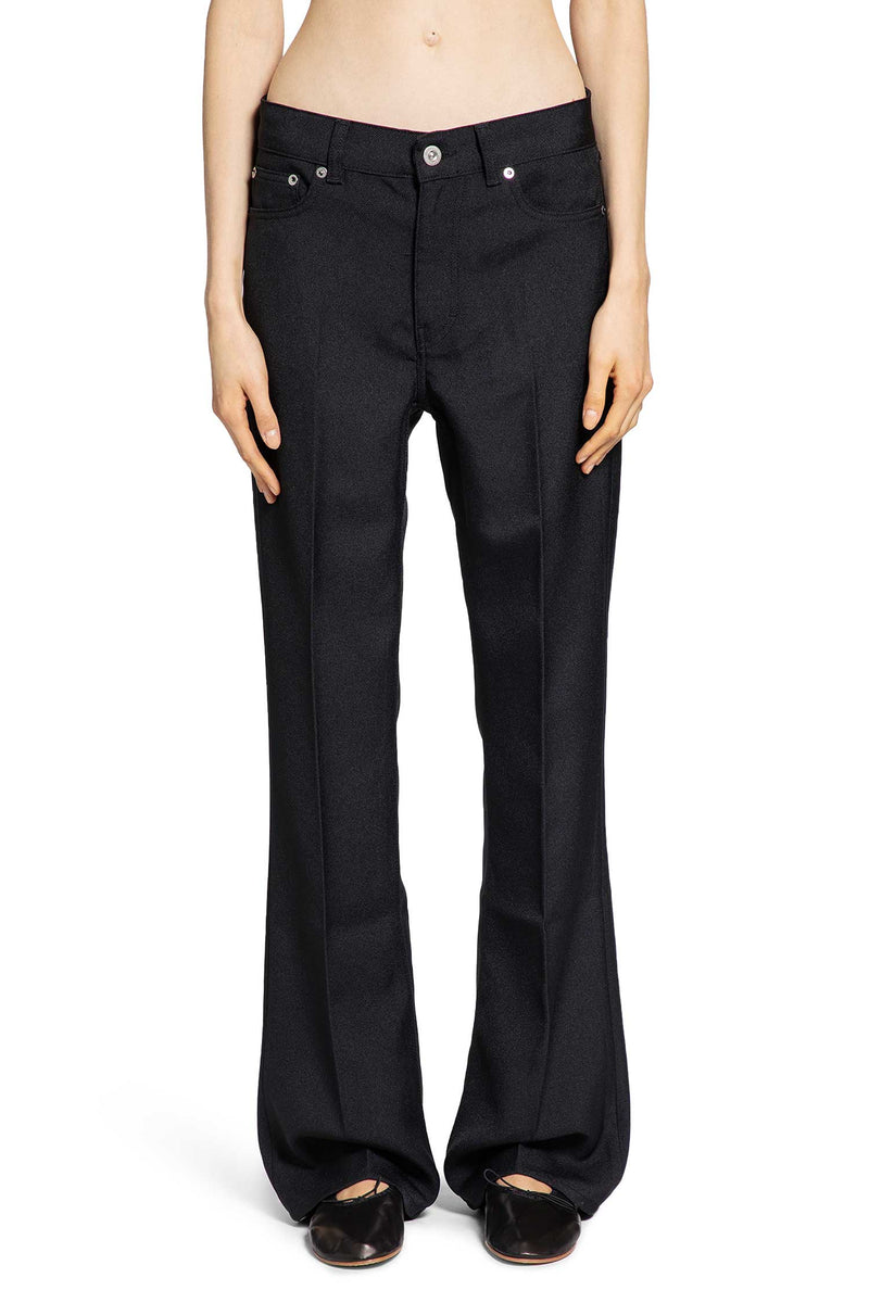 OUR LEGACY Bootcut Permanent Crease Trousers woman
