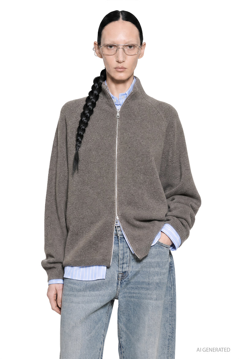 OUR LEGACY Dash Zip Cardigan woman