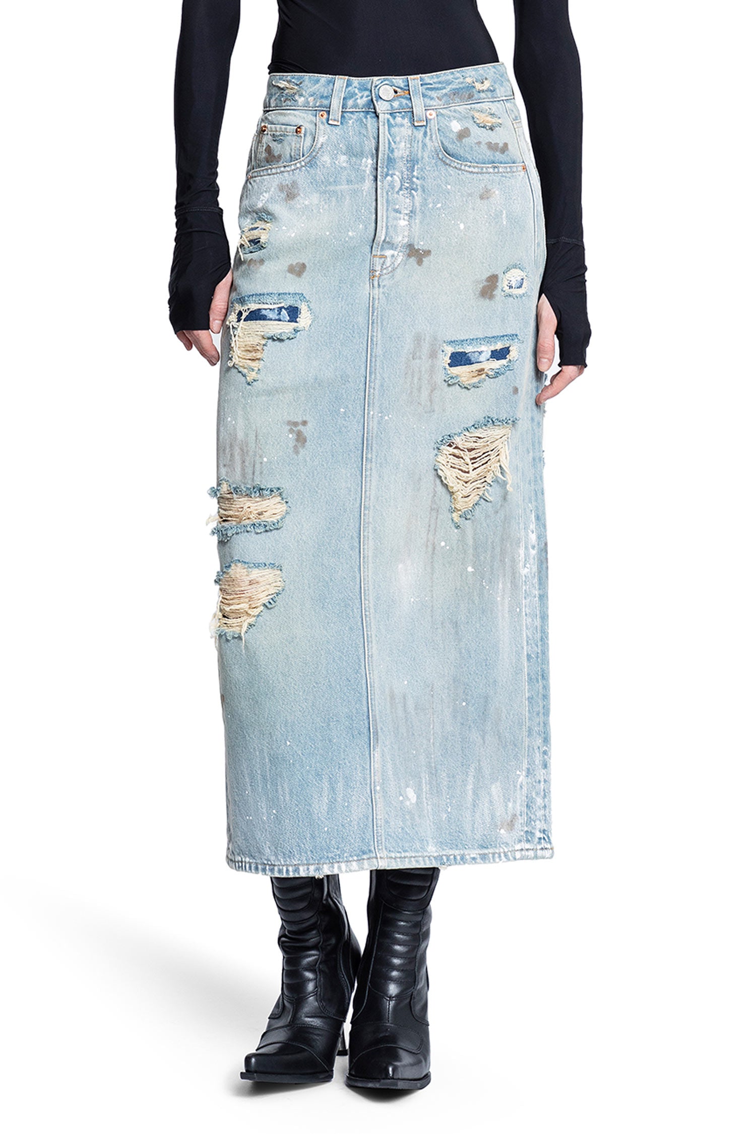 VETEMENTS WOMAN BLUE SKIRTS