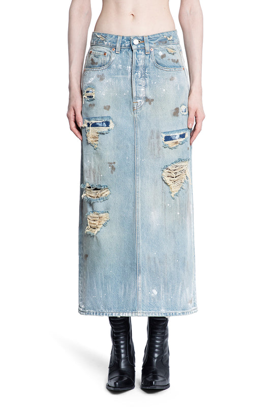 VETEMENTS WOMAN BLUE SKIRTS