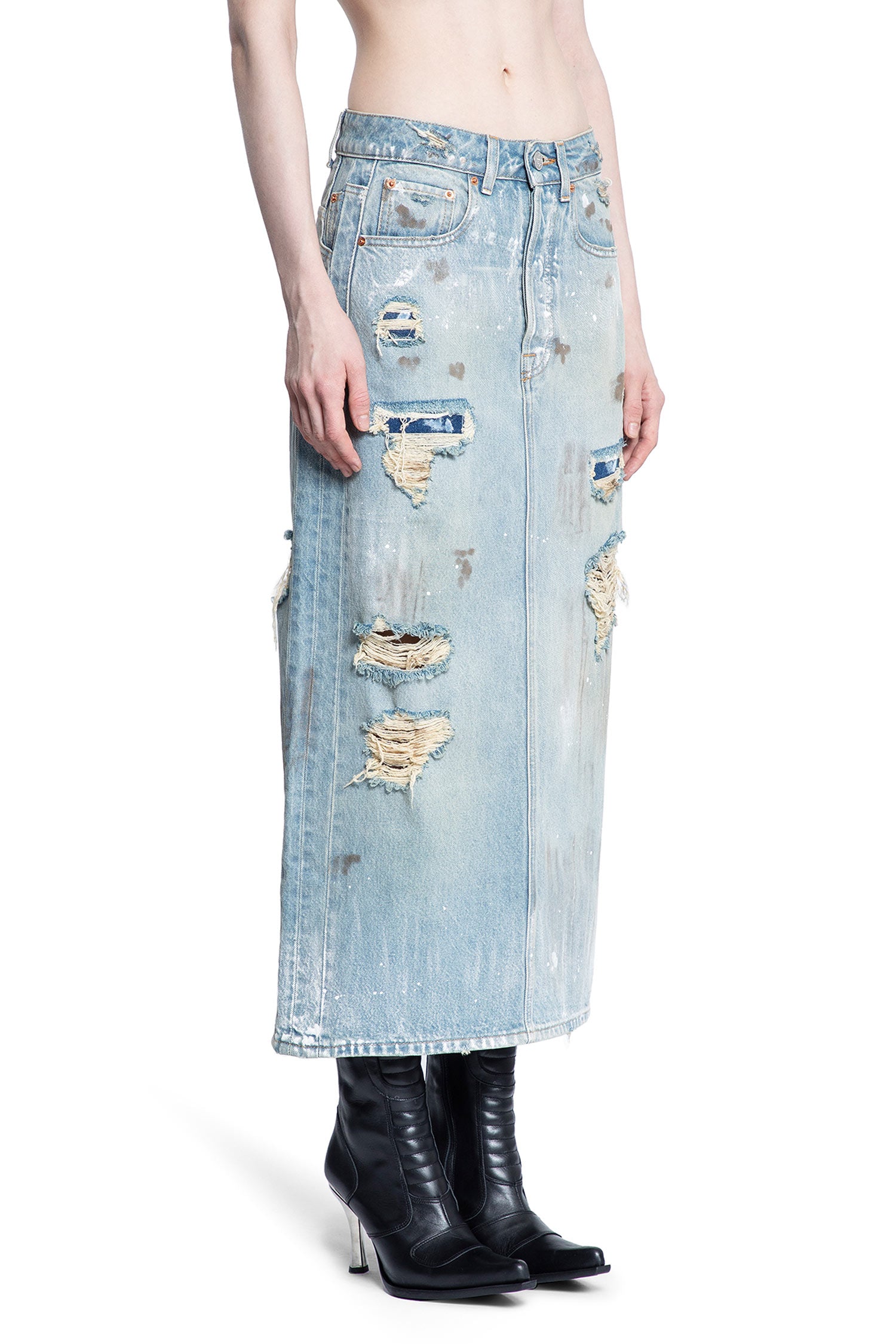 VETEMENTS WOMAN BLUE SKIRTS