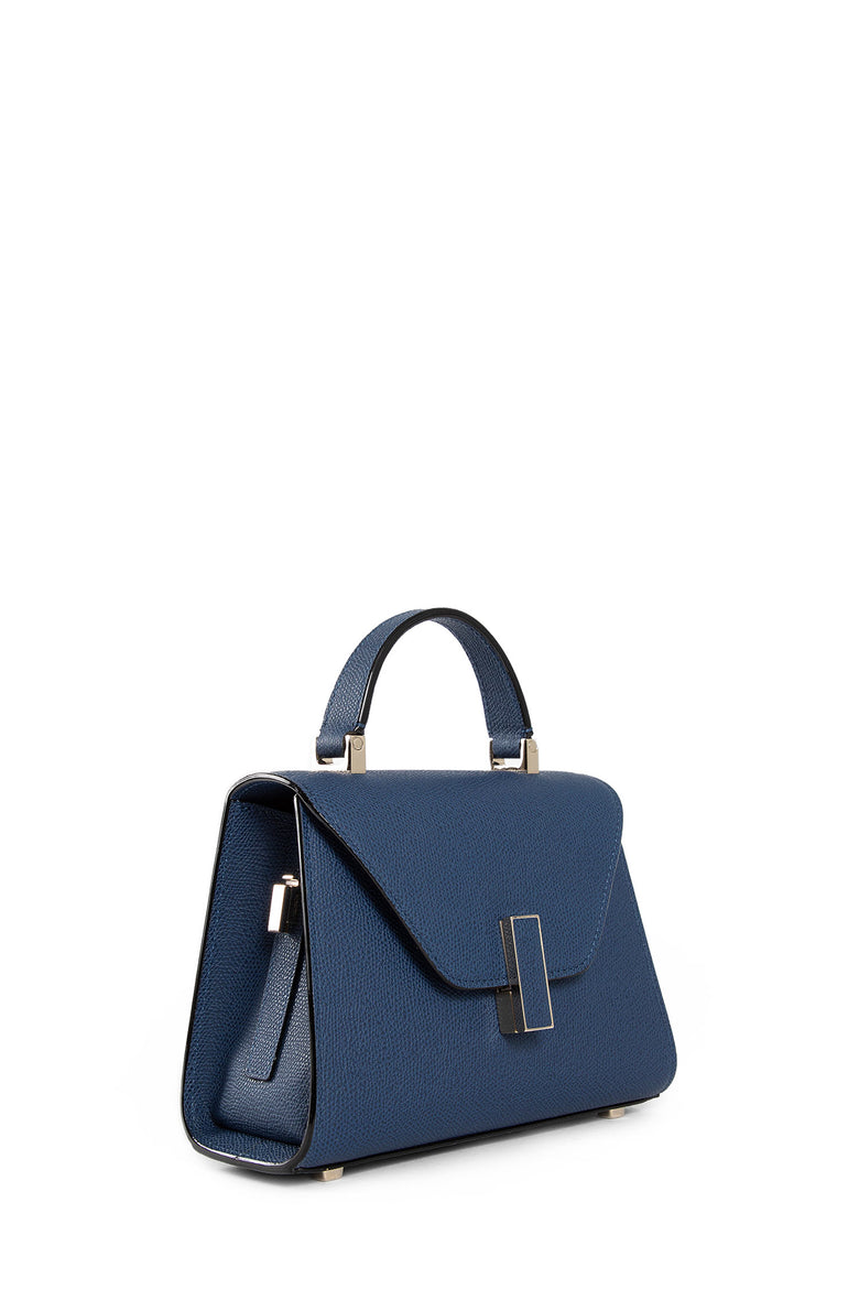 VALEXTRA WOMAN BLUE TOP HANDLE BAGS