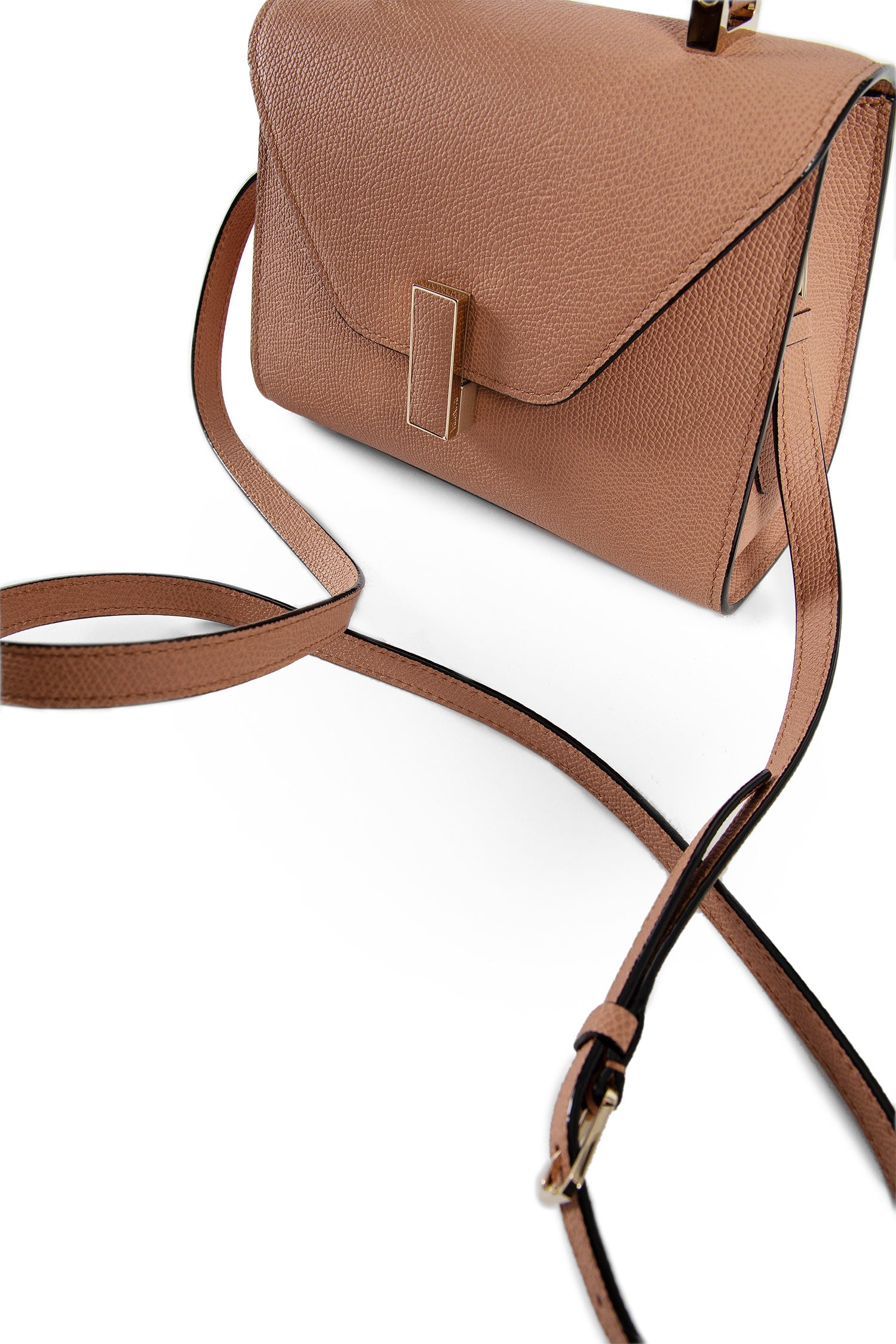 VALEXTRA WOMAN BROWN TOP HANDLE BAGS