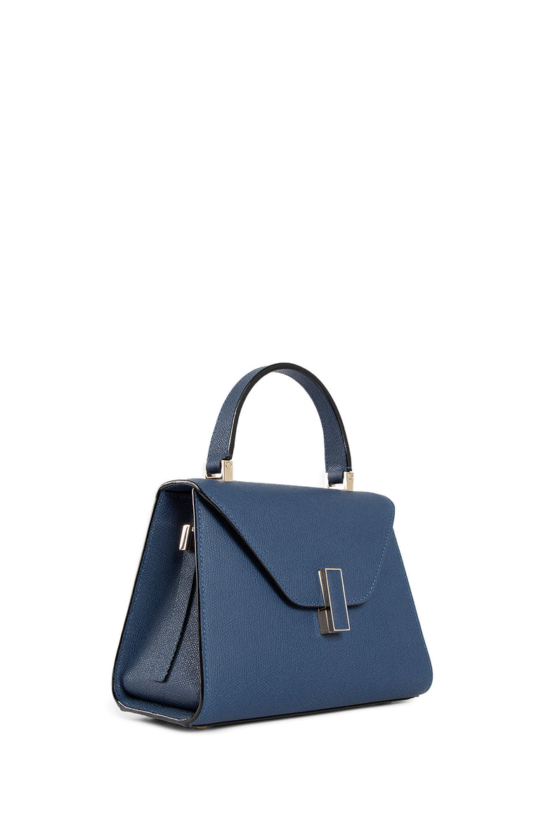 VALEXTRA WOMAN BLUE TOP HANDLE BAGS