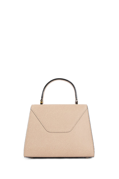 VALEXTRA WOMAN BEIGE TOP HANDLE BAGS