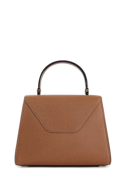 VALEXTRA WOMAN BROWN TOP HANDLE BAGS