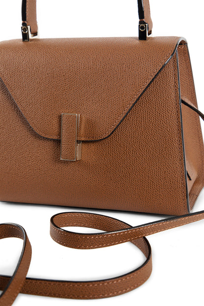 VALEXTRA WOMAN BROWN TOP HANDLE BAGS