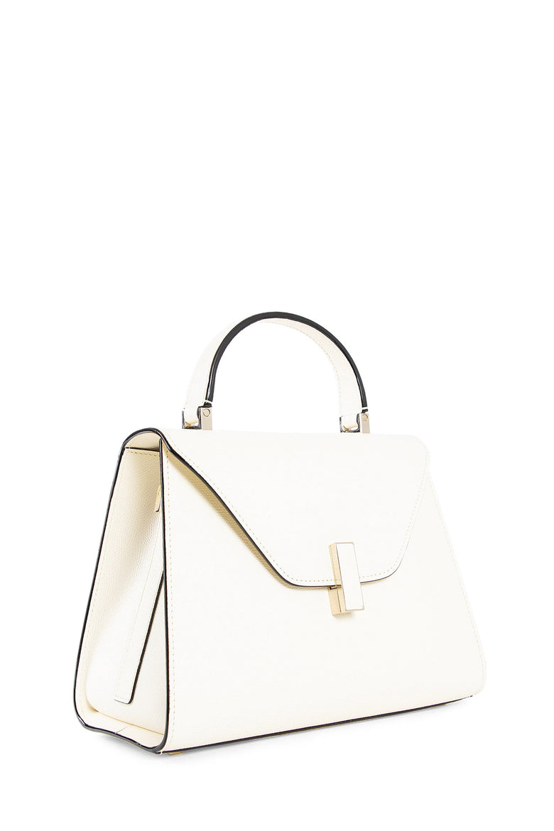 VALEXTRA WOMAN WHITE TOP HANDLE BAGS