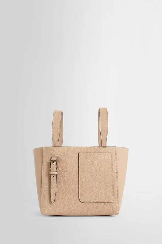 VALEXTRA WOMAN BEIGE TOP HANDLE BAGS