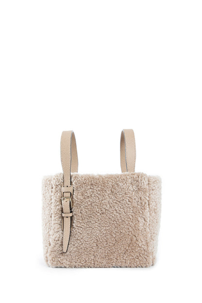 VALEXTRA WOMAN BEIGE TOP HANDLE BAGS