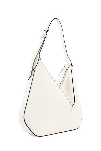 VALEXTRA WOMAN OFF-WHITE SHOULDER BAGS