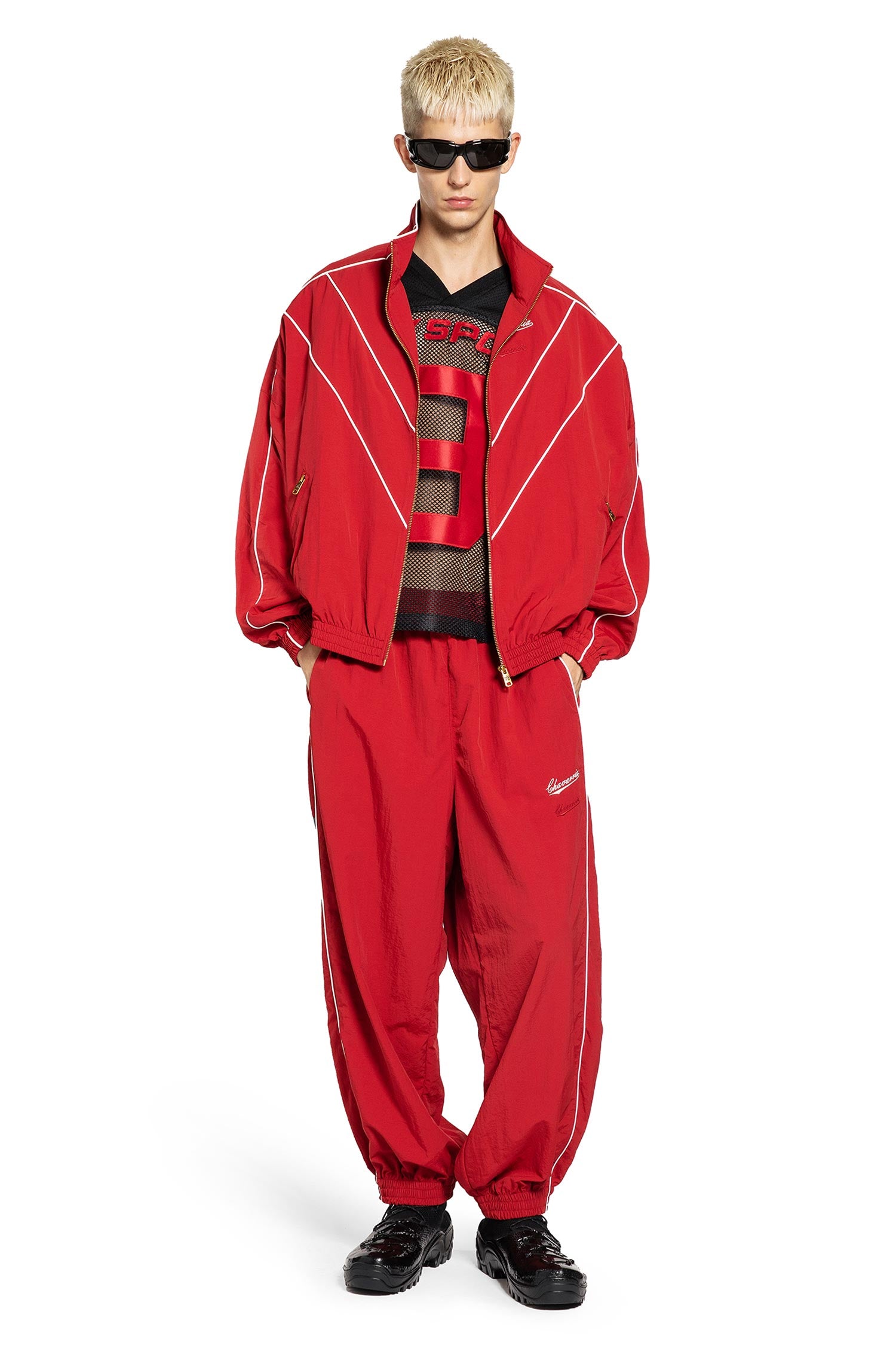 WILLY CHAVARRIA MAN RED SWEATSHIRTS