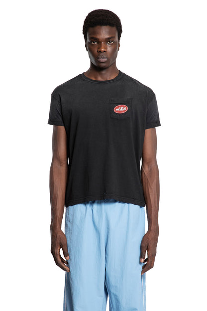 WILLY CHAVARRIA MAN BLACK T-SHIRTS & TANK TOPS