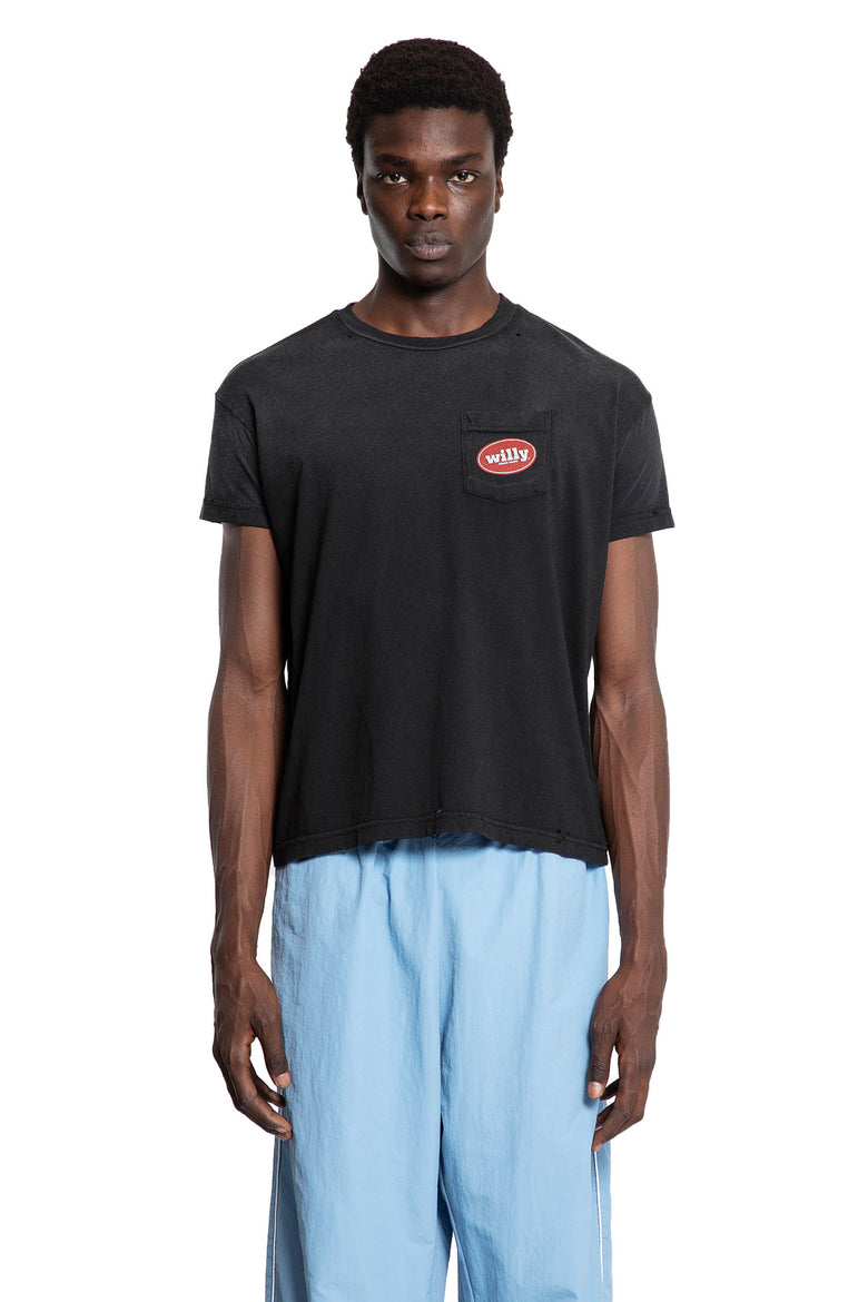 WILLY CHAVARRIA MAN BLACK T-SHIRTS & TANK TOPS