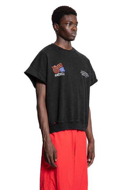 WILLY CHAVARRIA MAN BLACK T-SHIRTS & TANK TOPS