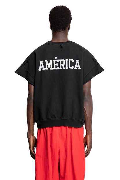 WILLY CHAVARRIA MAN BLACK T-SHIRTS & TANK TOPS