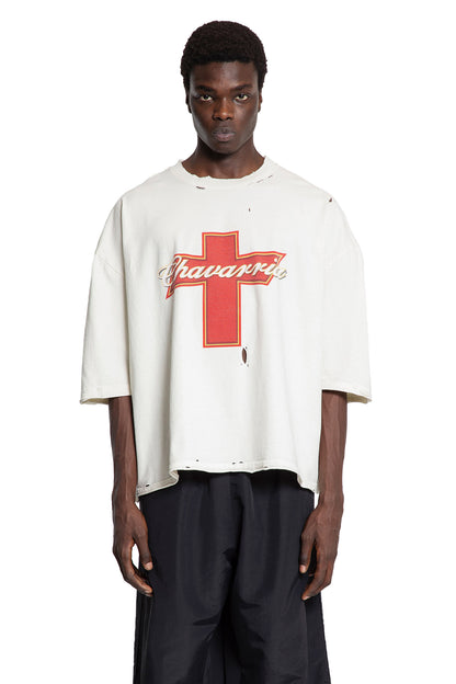 WILLY CHAVARRIA MAN WHITE T-SHIRTS & TANK TOPS