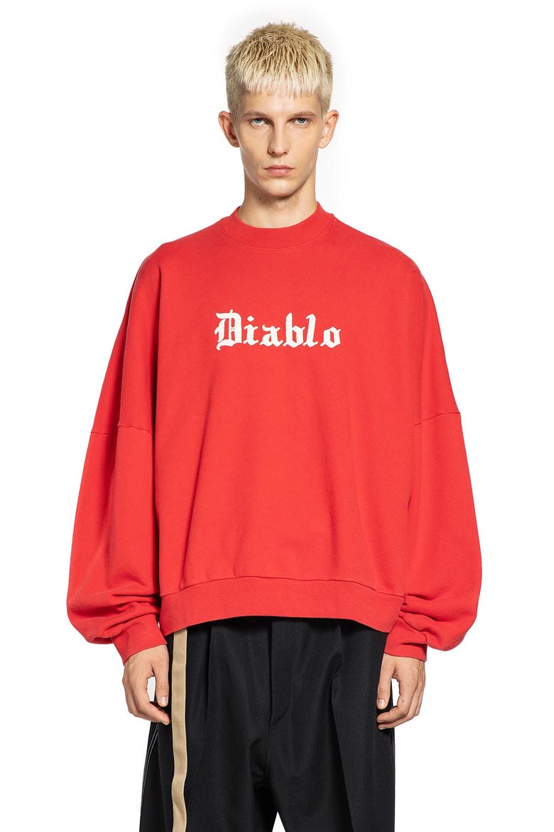 WILLY CHAVARRIA MAN RED SWEATSHIRTS