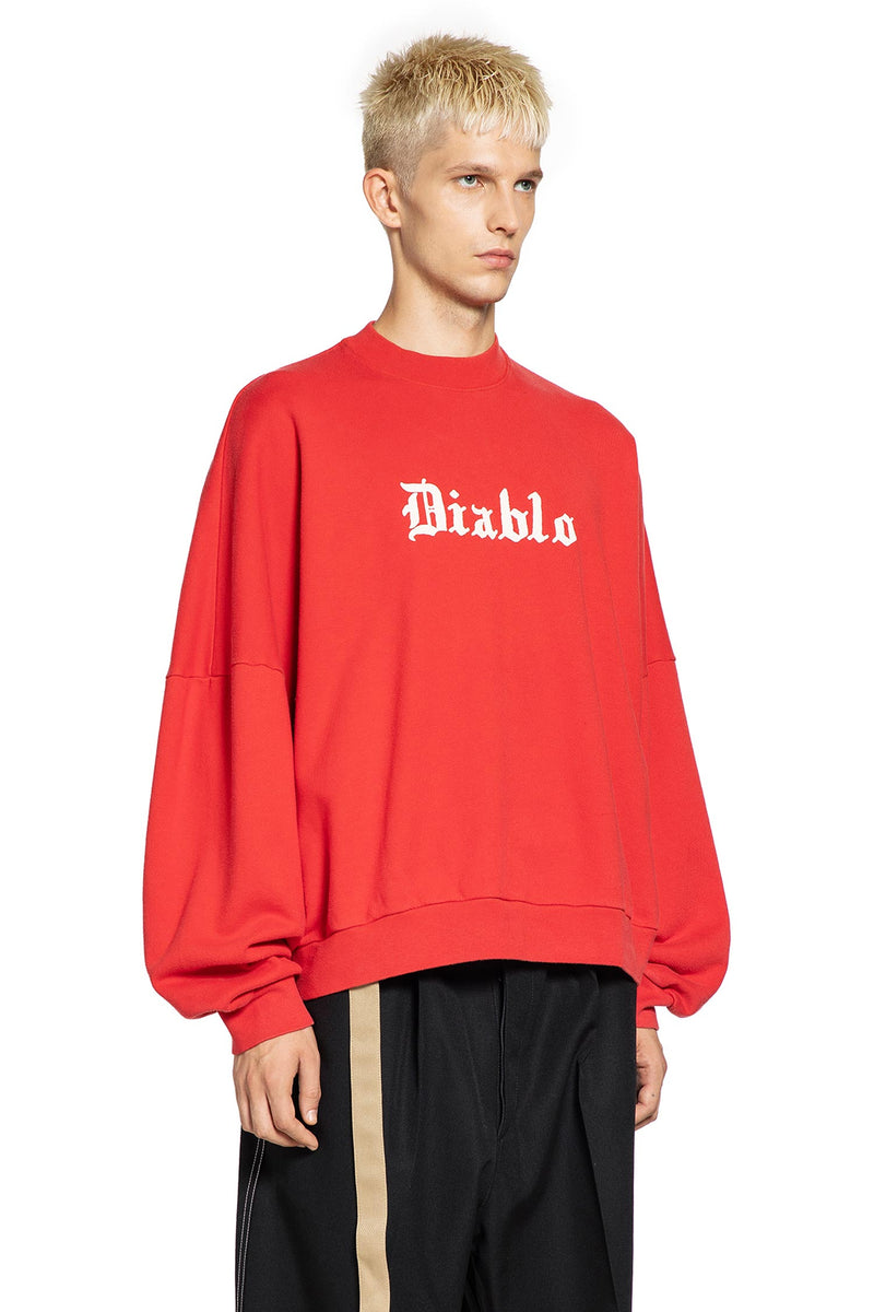 Diablo Cotton Crewneck with Logo