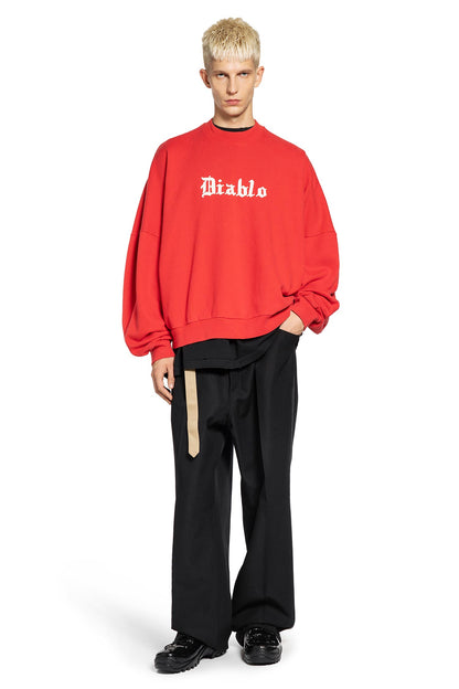 WILLY CHAVARRIA MAN RED SWEATSHIRTS