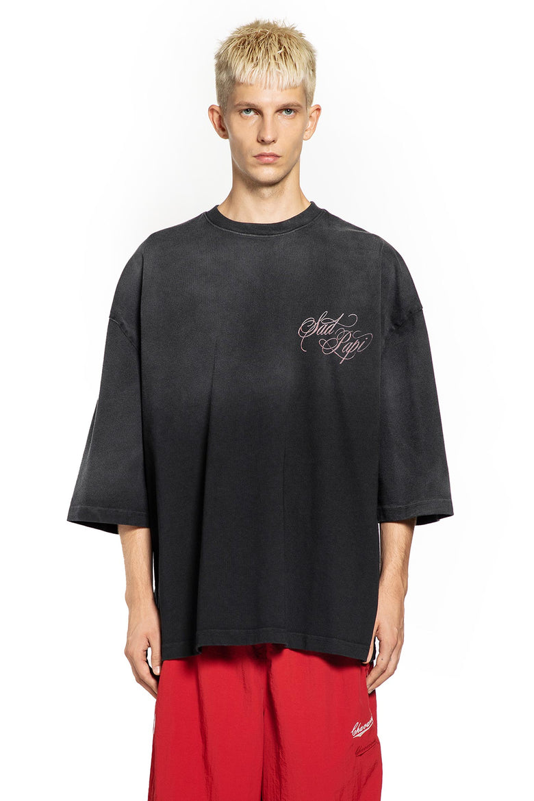 WILLY CHAVARRIA MAN BLACK T-SHIRTS & TANK TOPS