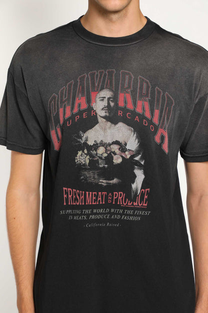 WILLY CHAVARRIA MAN BLACK T-SHIRTS & TANK TOPS