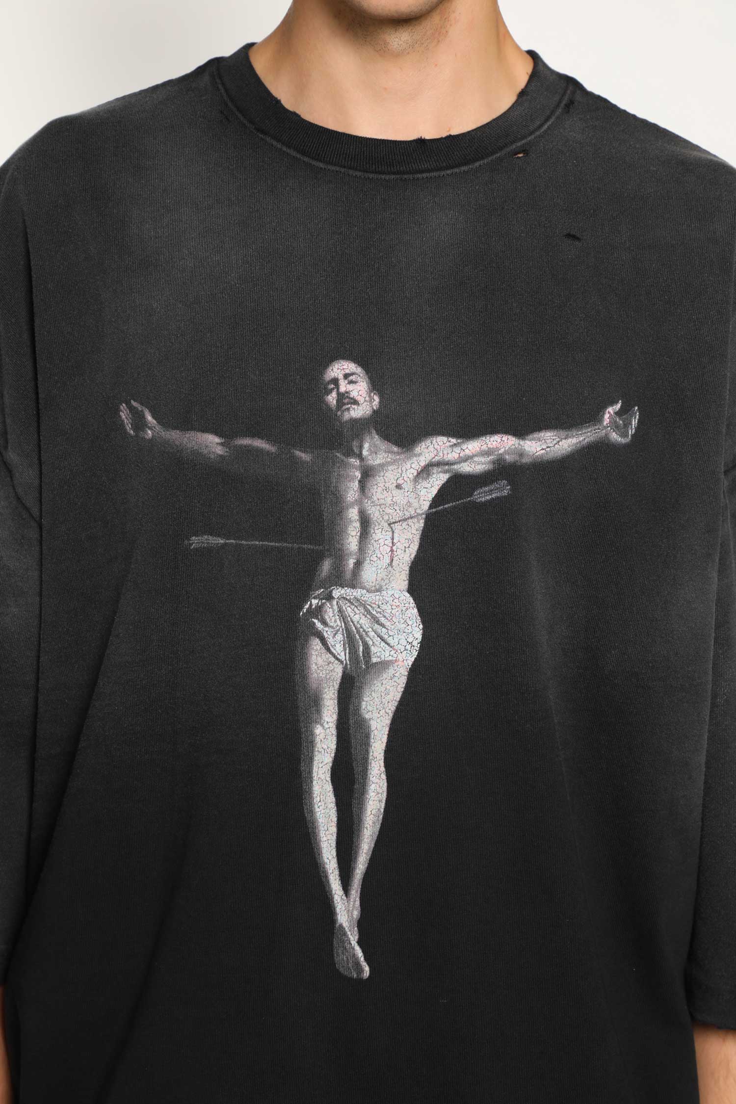 WILLY CHAVARRIA MAN BLACK T-SHIRTS & TANK TOPS