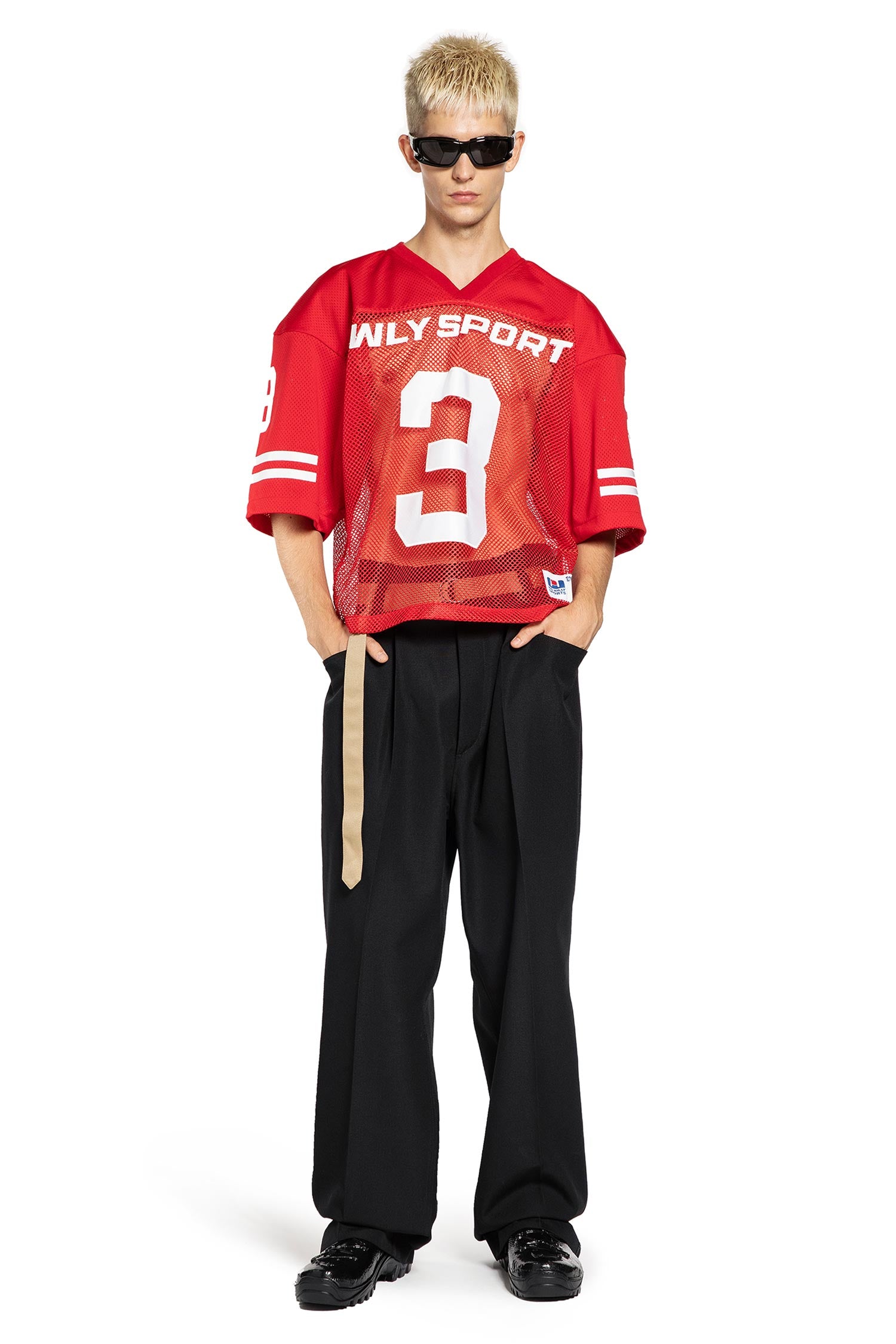 WILLY CHAVARRIA MAN RED T-SHIRTS & TANK TOPS