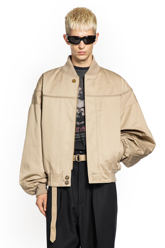 Gas Station Quilted Bomber Jacket