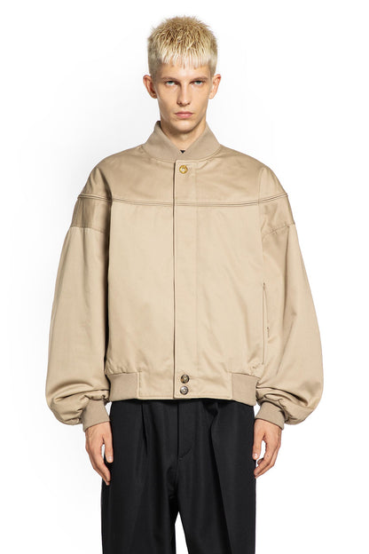 WILLY CHAVARRIA MAN BEIGE JACKETS