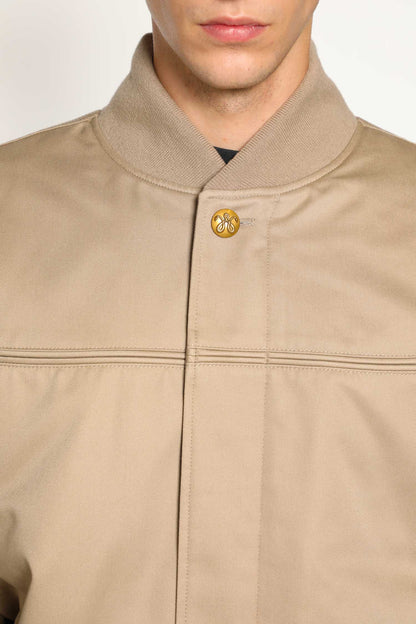 WILLY CHAVARRIA MAN BEIGE JACKETS