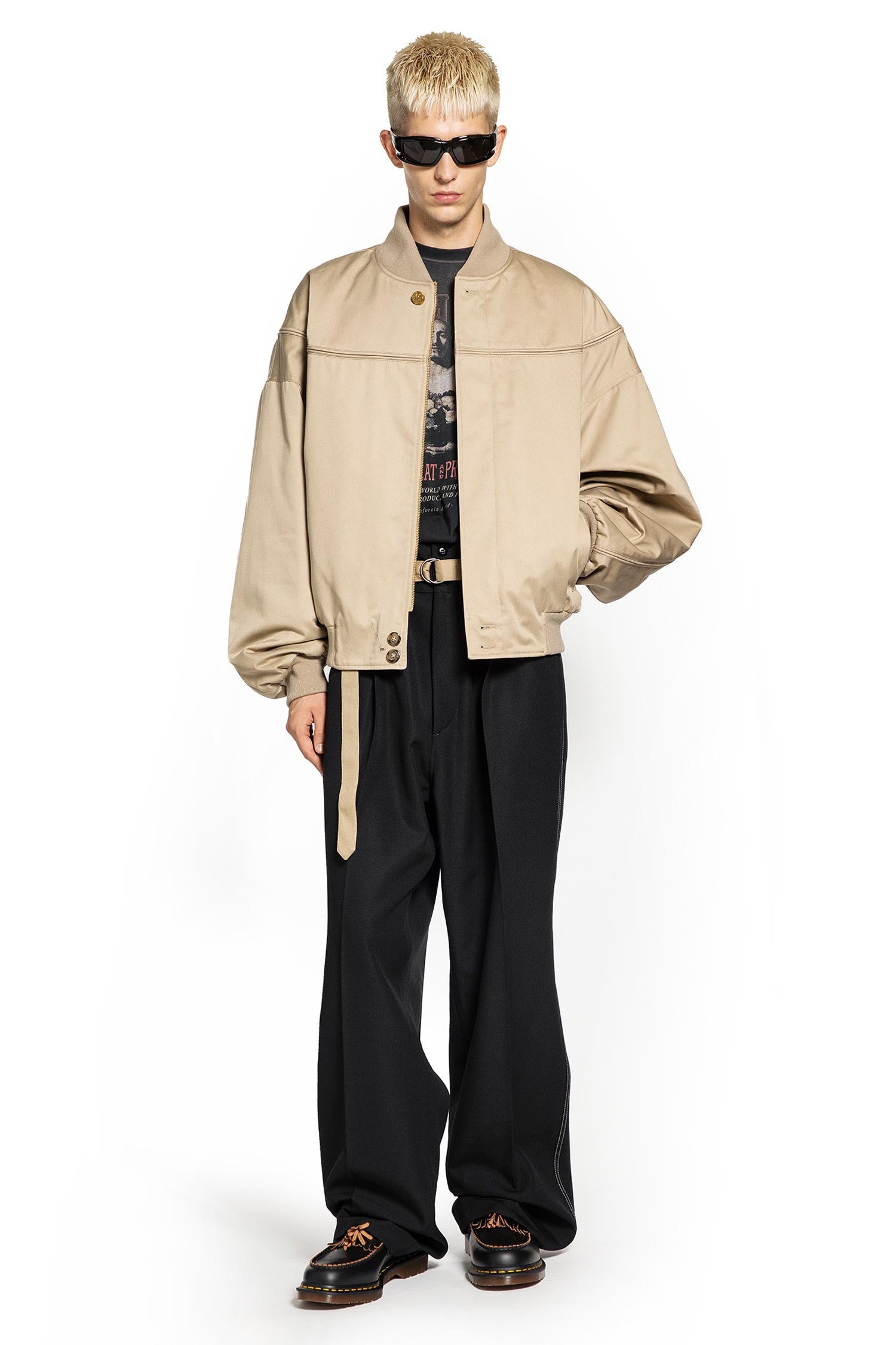 WILLY CHAVARRIA MAN BEIGE JACKETS