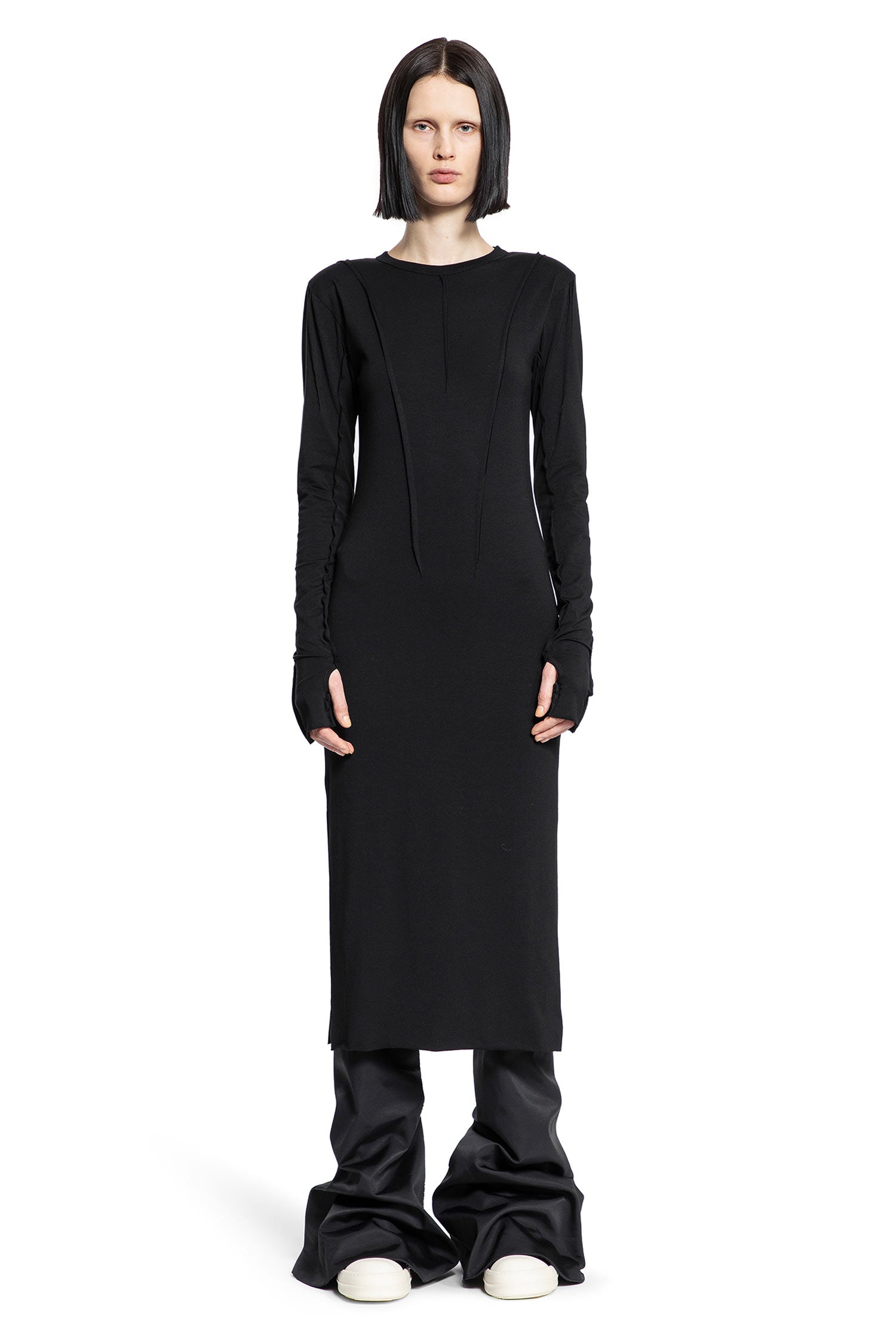 THOM KROM WOMAN BLACK DRESSES