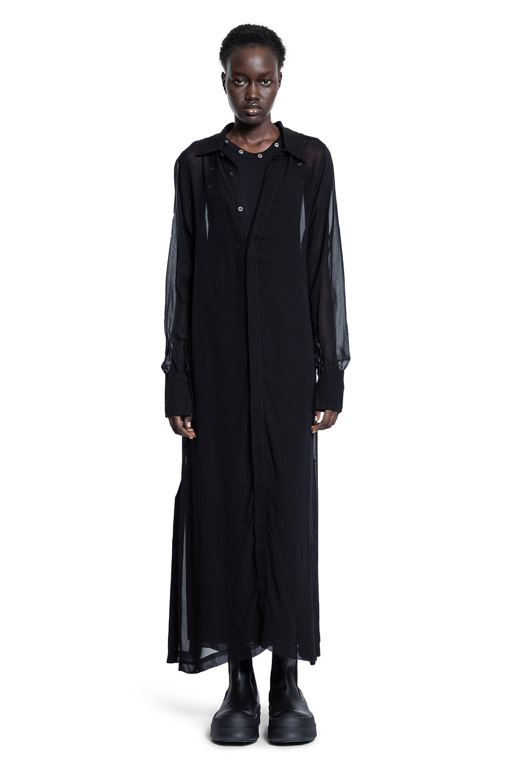 THOM KROM WOMAN BLACK DRESSES