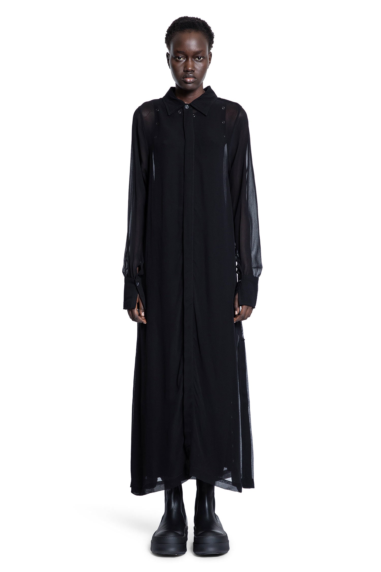 THOM KROM WOMAN BLACK DRESSES