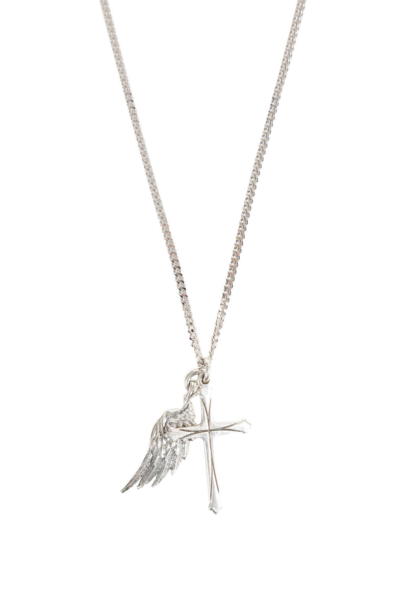 EMANUELE BICOCCHI Ala + Cross Necklace unisex