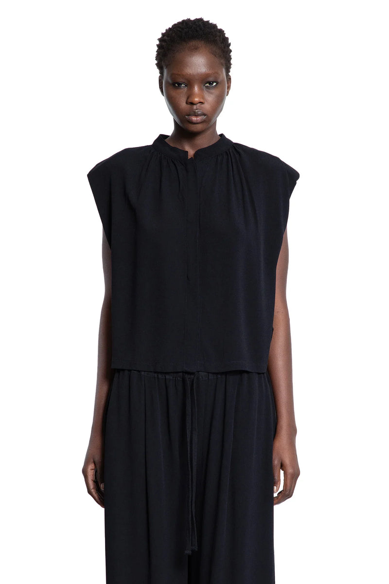 Sleeveless Viscose Jersey Blouse - Antonioli.eu